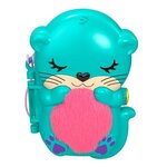 Polly pocket - coffret loutre aquatique - poupée mini-univers