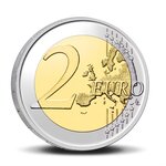 Pièce de monnaie 2 euro commémorative belgique 2021 bu – uebl – légende flamande