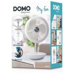 Domo ventilateur de table my fan 5 w blanc