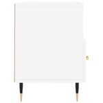vidaXL Meuble TV blanc 102x36x50 cm bois d'ingénierie