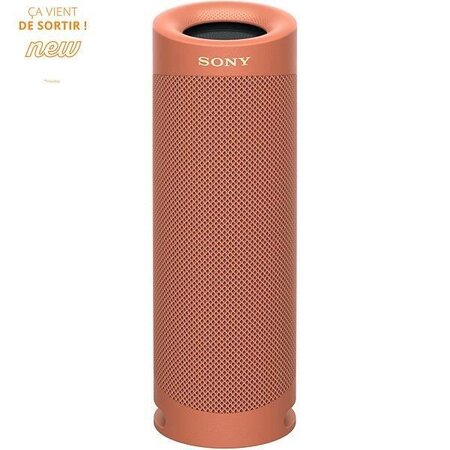 Sony srsxb23r enceinte bluetooth - autonomie 12h - splash proof - rouge