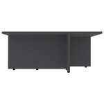 vidaXL Table basse Gris 79 5x79 5x30 cm Aggloméré