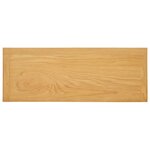 vidaXL Table console 83x30x73 cm Bois de chêne massif