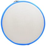 vidaXL Tapis gonflable de gymnastique avec pompe 100x100x20cm PVC Bleu