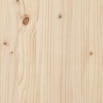 vidaXL Cadre de lit 90x200 cm Bois de pin massif