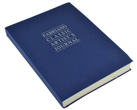 Carnet d'artiste papier artistic journal 16x21cm 90g bleu marine 192 f.