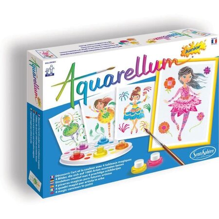 SENTOSPHERE Jeu Aquarellum Junior Ballerines - Pour Enfant