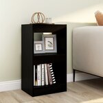 vidaXL Bibliothèque/Séparateur de pièce Noir 40x30x72 cm