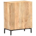 vidaXL Buffet 60x35x77 cm Bois de manguier massif