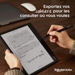 Liseuse Tactile - KOBO - Elipsa - 10,3 - Stockage 32 Go - Noir + Etui SleepCover et Stylet