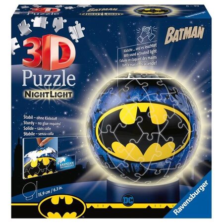 Puzzle 3d ball 72 p illuminé - batman