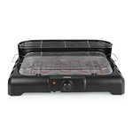 Princess Barbecue électrique avec étagères latérales 2200 W Noir