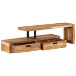 vidaXL Meuble TV Bois d'acacia massif