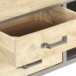 vidaXL Meuble TV 120x30x40 cm Bois massif de manguier