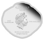 ET Extra-Terrestrial 40th Anniversary Shaped 2 onces argent monnaie 5 Dollars Niue 2022
