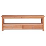 vidaXL Meuble TV 120 x 30 x 40 cm Bois d'acajou massif