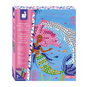 Kit creatif - Mosaiques dauphins et Sirenes