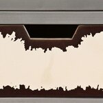 vidaXL Buffet Bois de manguier massif et acier 65 x 33 x 76 cm