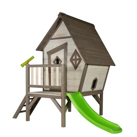 Sunny maison pour enfants cabin xl avec toboggan c050.004.00