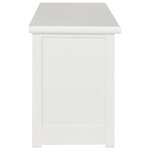 vidaXL Meuble TV Blanc 120x30x40 cm Bois