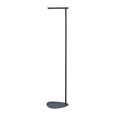 Support de lampe hold me gris métal 41cm