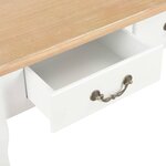 vidaXL Table basse Blanc 80 x 80 x 50 cm Bois