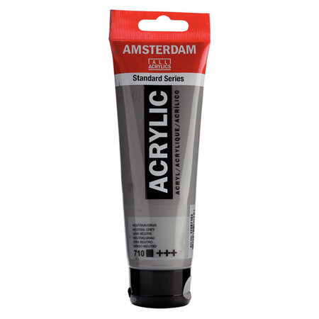 Peinture acrylique en tube - gris neutre - 120ml - amsterdam