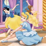 Princesses disney puzzles 3x49 pieces - reves de princesses - ravensburger - lot de puzzles enfant - des 5 ans