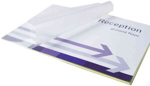 Pochettes de plastification peel & stick  a4  160 fellowes