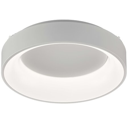 Wofi plafonnier à led cameron 45x11 cm blanc