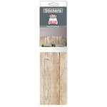 Autocollant mural tête de lit planches de bois