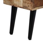 vidaXL Buffet 88 x 30 x 73 cm Bois de manguier massif