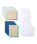 8 Cartes adhésives et enveloppes Marine - Cricut