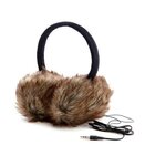 Casque audio en fausse fourrure