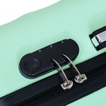 vidaXL Ensemble de valises rigides 2 Pièces Menthe ABS