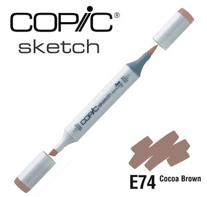 Marqueur à l'alcool Copic Sketch E74 Cocoa Brown