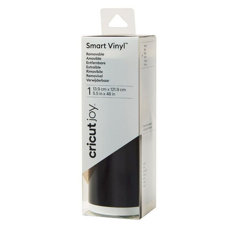 2 rouleaux de vinyle amovibles Cricut noir 121 9 x 13 9 cm