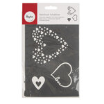 Pochoir de sérigraphie "Love" A5  1 pochoir+1 spatule