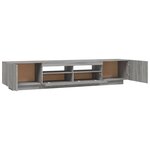 vidaXL Ensemble de meubles TV avec lumières LED 2 Pièces Sonoma gris
