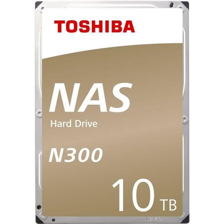 TOSHIBA - Disque dur Interne - N300 - 10To - 7 200 tr/min - 3.5 (HDWG11AEZSTA)