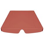 vidaXL Toit rechange balançoire Terre cuite 188/168x110/145 cm