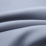 vidaXL Rideaux occultants avec anneaux en métal 2 Pièces Gris 140x225 cm