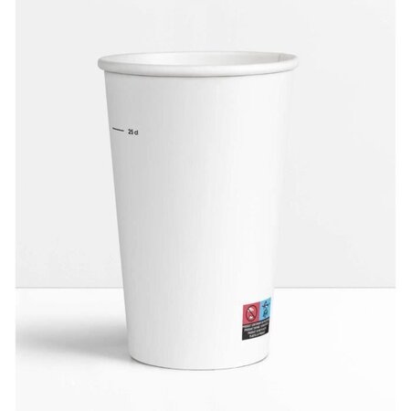 160 gobelets carton blancs 33 cl 12 oz
