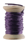 Cordon en coton ciré Violet 5m