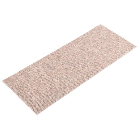 vidaXL Tapis d'escalier autocollants Rectangulaire 15 Pièces 60x25 cm