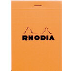 Bloc orange n°12 8 5x12 cm 80f agrafées 80g q.5x5 rhodia