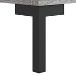vidaXL Buffet haut Sonoma gris 69 5x34x180 cm Bois d'ingénierie