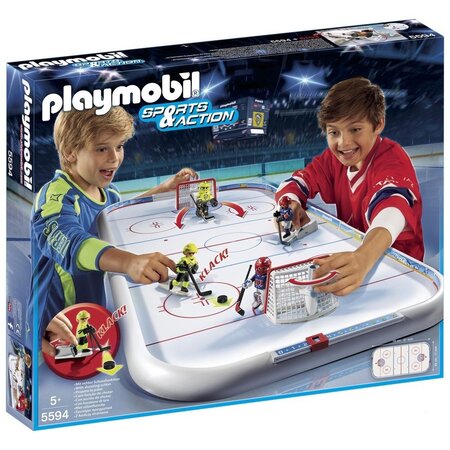 Playmobil 5594 sport et action - stade de hockey sur glace