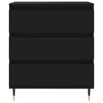 vidaXL Buffet Noir 60x35x70 cm Bois d'ingénierie