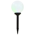 vidaXL Lampes solaires sphériques LED de jardin 6 Pièces 20 cm RVB